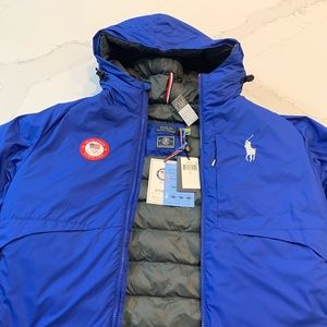 POLO RALPH LAUREN Men's Blue Team USA 2022 Olympics - Insulated Puffer Jacket L